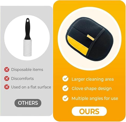 Pet Hair Removal Glove for Cats & Dogs,